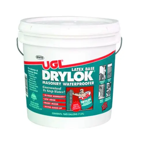 Drylok 27514 Masonry Waterproofer Latex White 2 Gallon