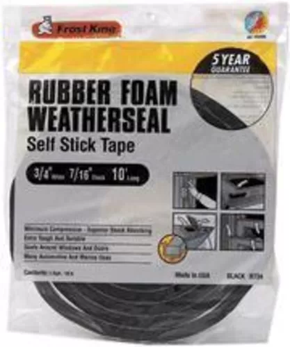 Thermwell R534WH High Density Foam Tape White 3/4 Inch x 5/16 Inch x 10 Feet