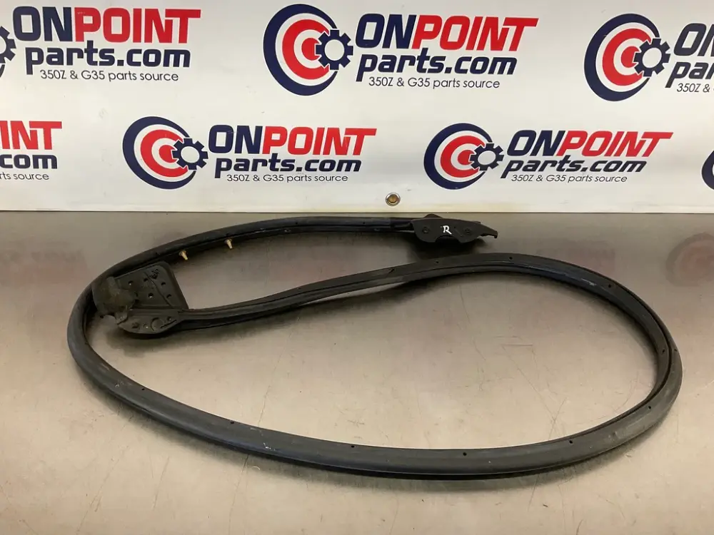 2009 Nissan 370Z Passenger Right Door Upper Weather Strip Seal OEM 15BKJDE