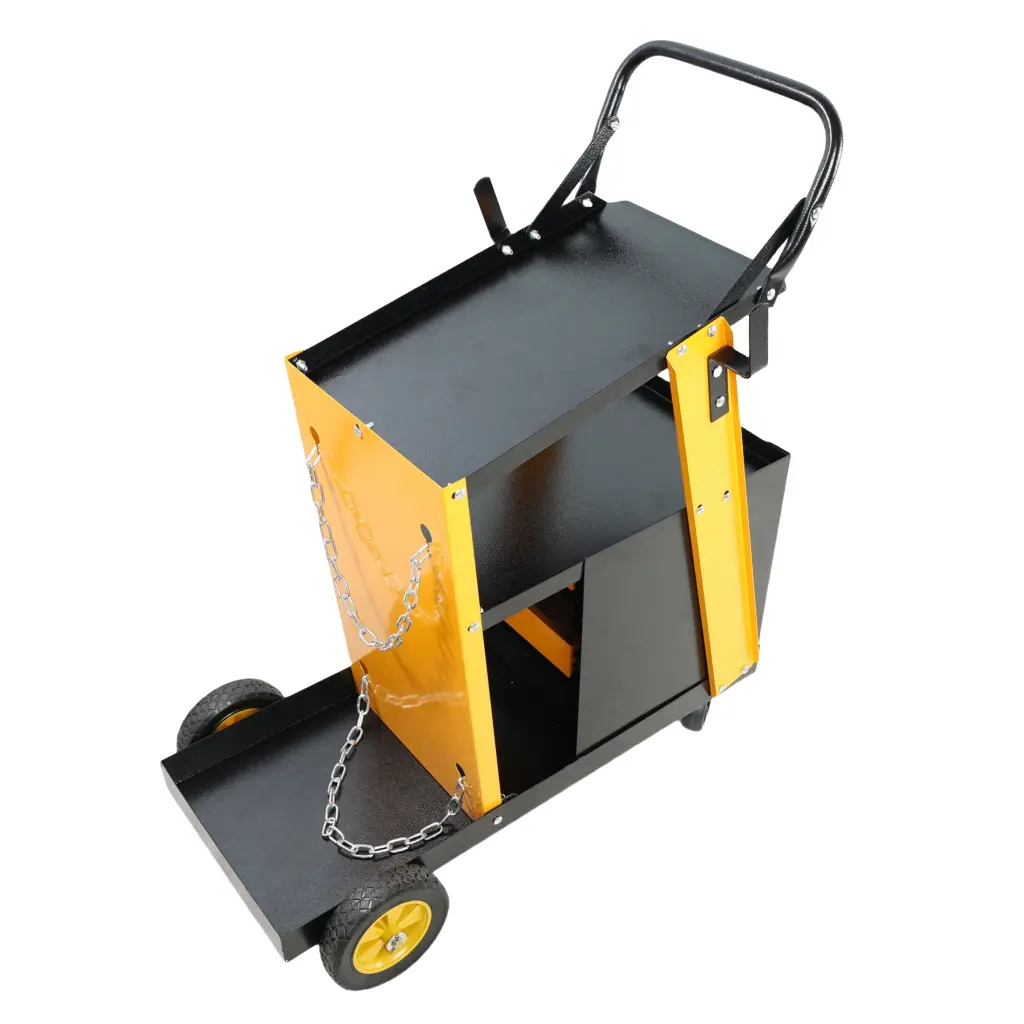 Multi Function Welder Trolley Mig Tig Arc Plasma Cutter Storage Tank Rolling Cart qdxfl