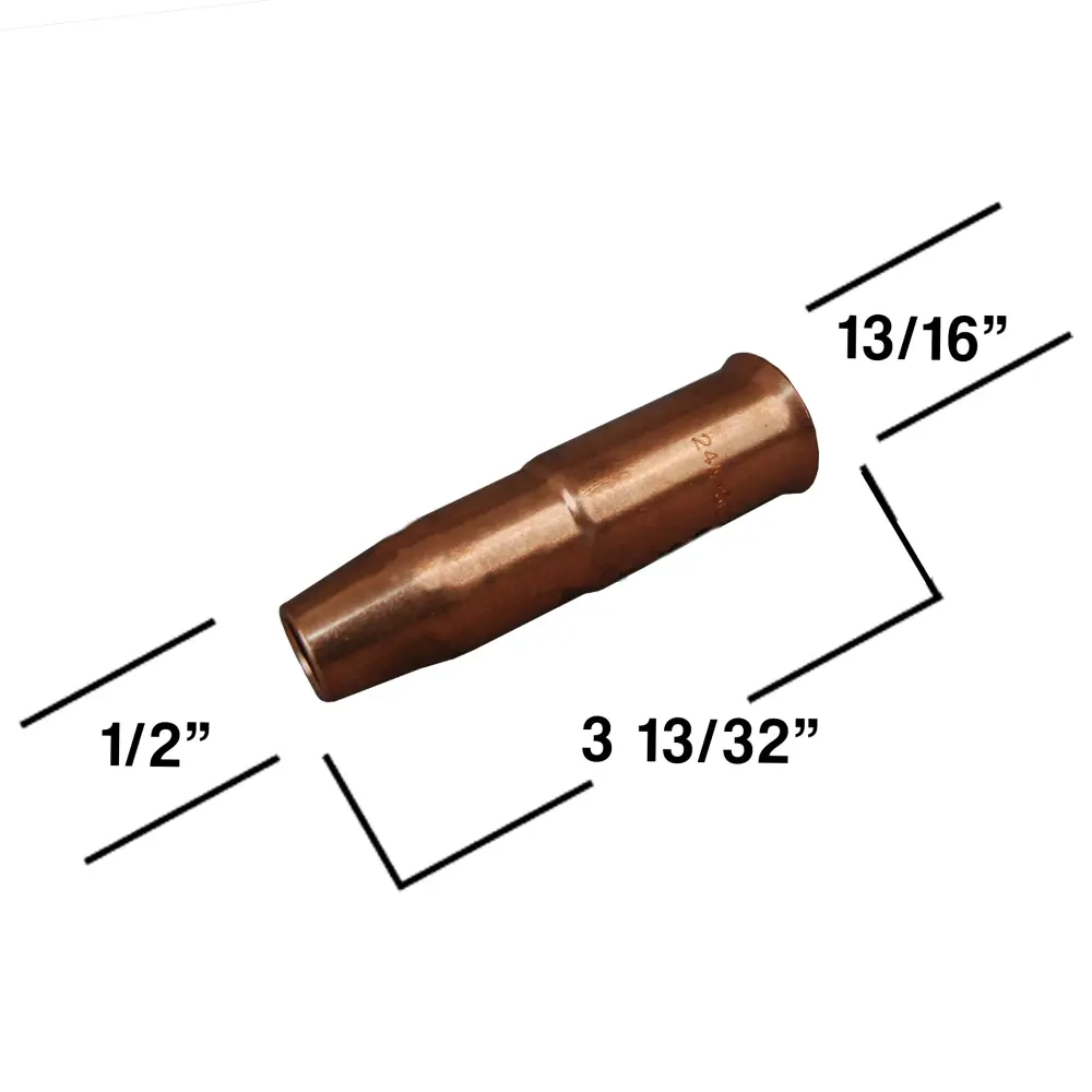 1/2" Conical Nozzle, set three, f/Tweco® #4 , 16S Style MIG Welding Guns
