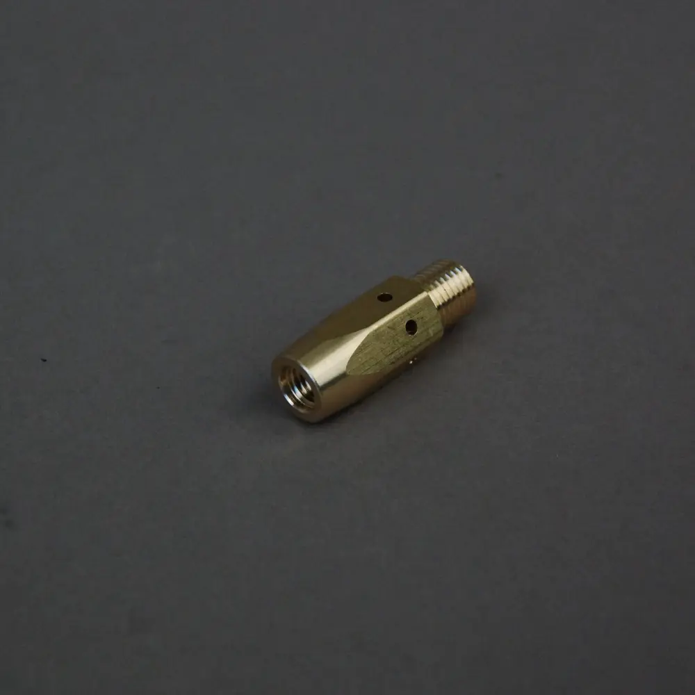 Contact Tip Adapter Miller® M25, M25M, M40, and M40AL MIG welding guns.