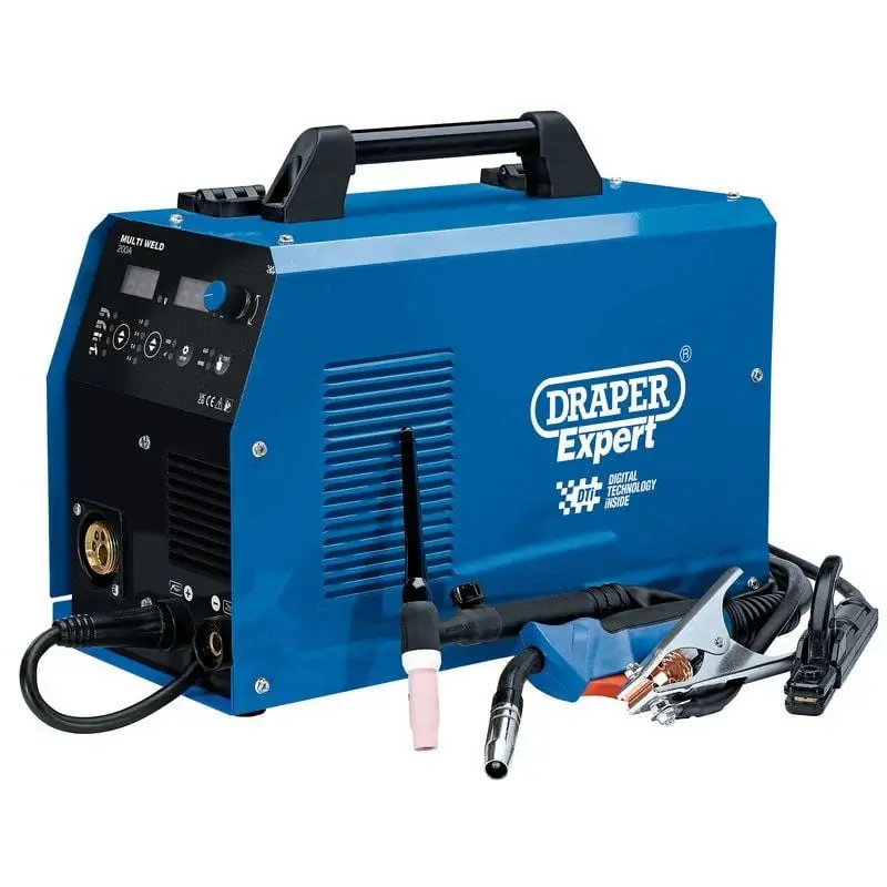Draper MW200A 3--1 Multi-Process Welder Dti, 200A - (70043)