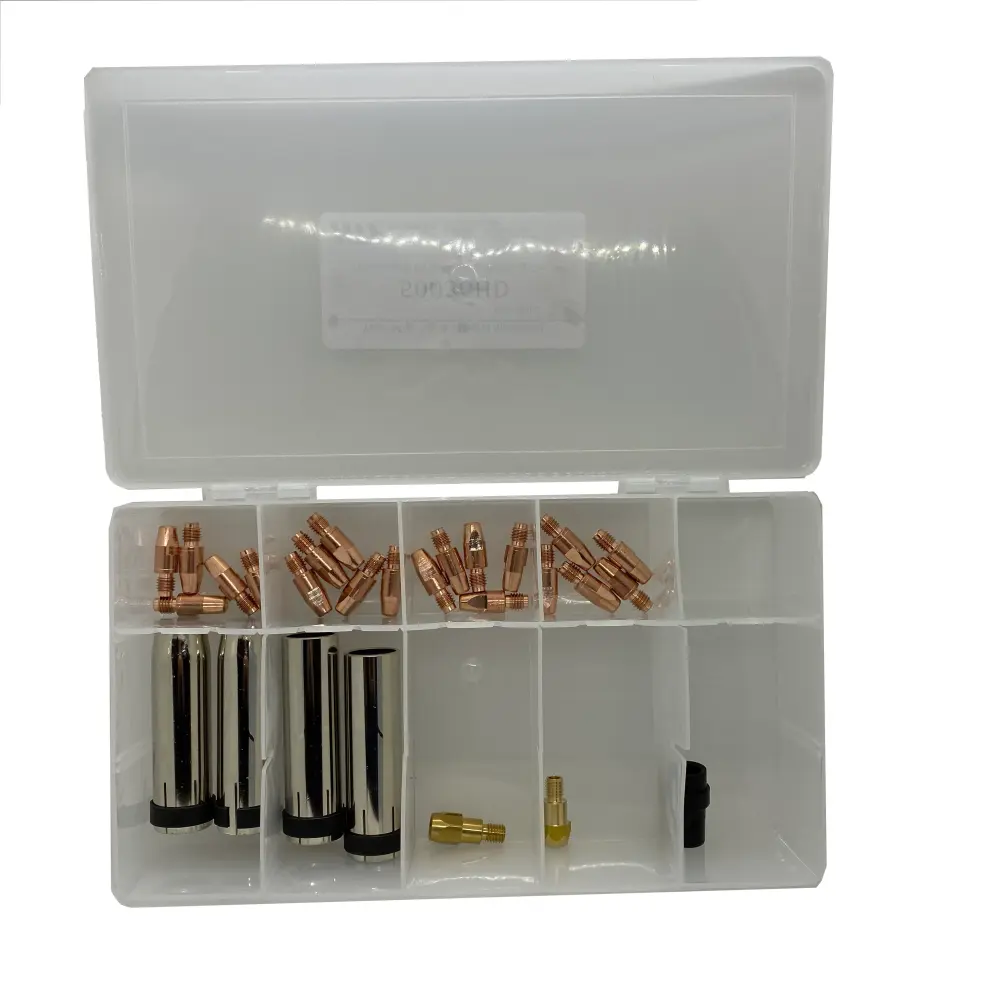 Heavy-duty consumable kit HTP America® 36 Series MIG welding gun.