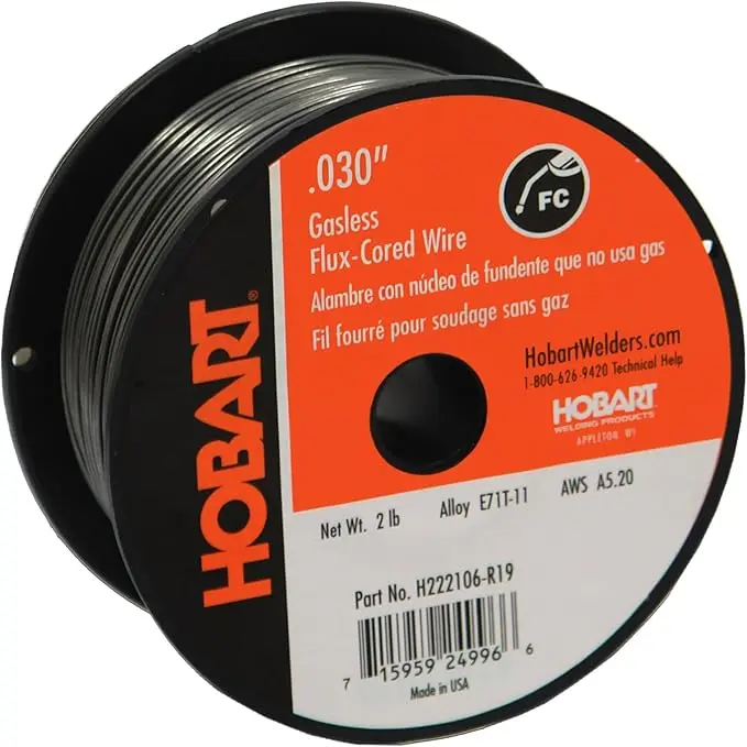 Hobart Graphite Steel Flux-Cored Welding Wire 0.030 Inch
