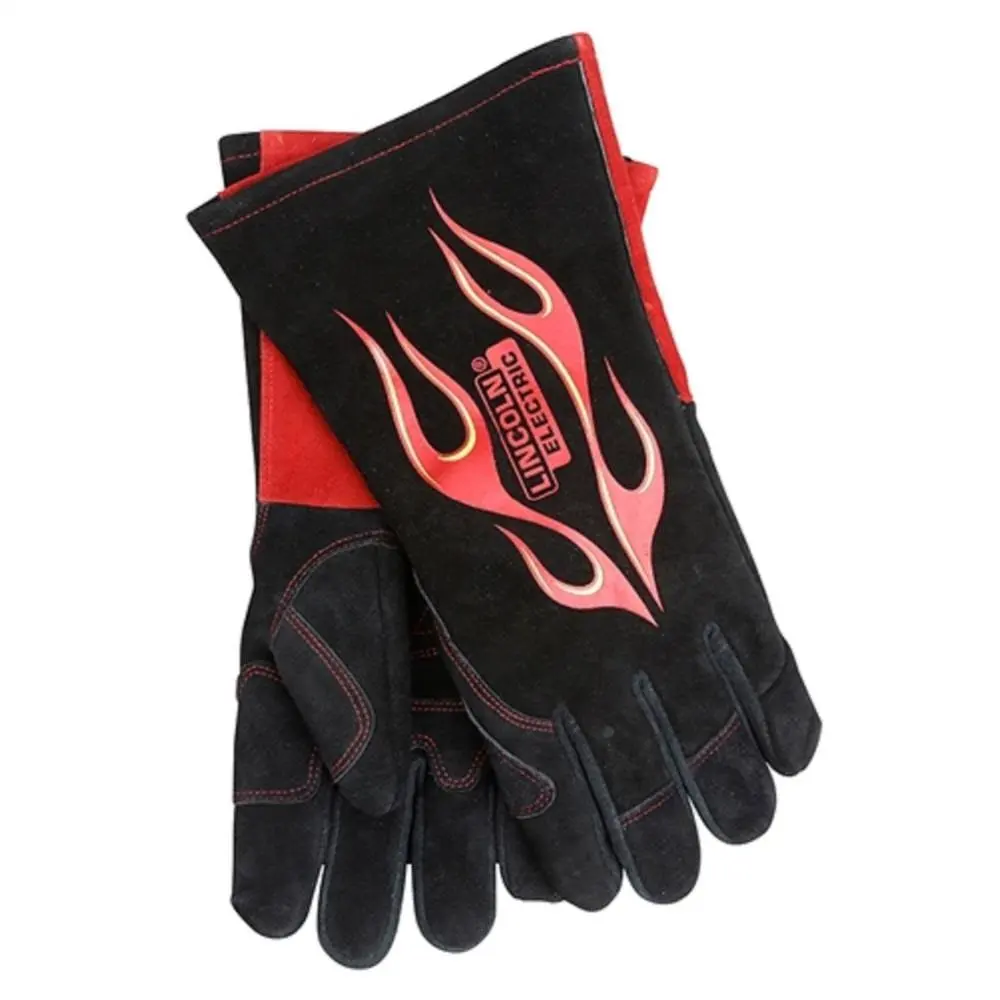 Lincoln Electric KH783 Split Cowhide Blaze Welding Gloves High Heat Protection