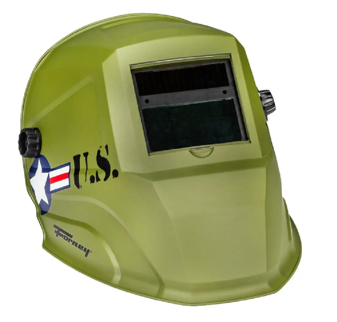 Forney 55861 Valor ADF Welding Helmet 5.97 Inch Viewing Area Auto Darkening