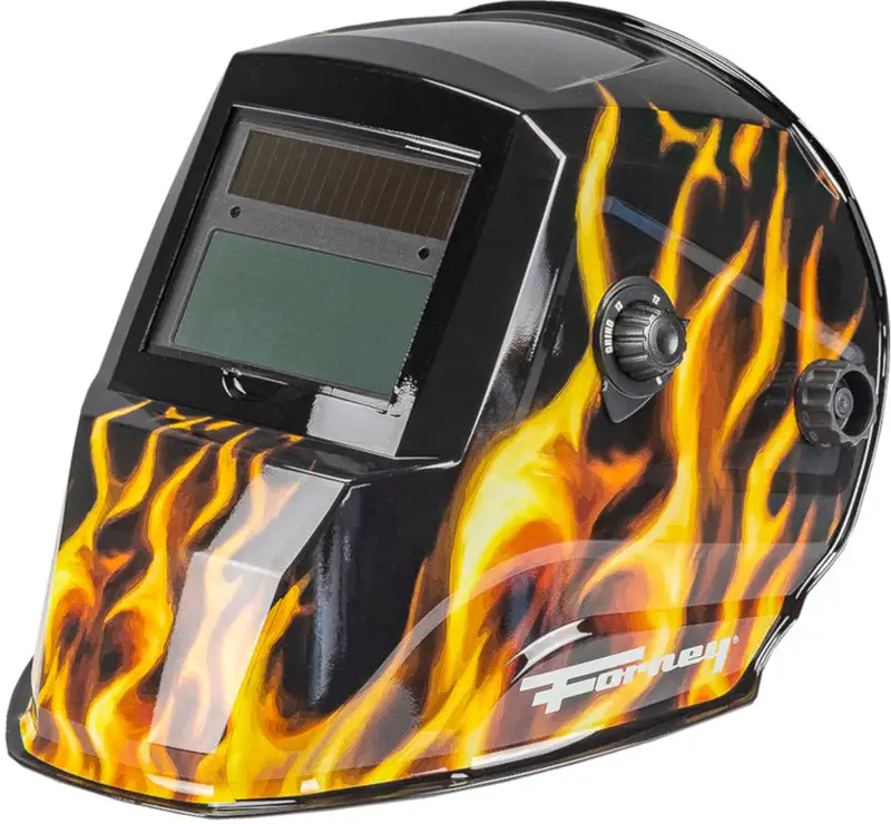 Forney Auto-Darkening Variable Shade Welding Helmet Scortch Adjustable Lens