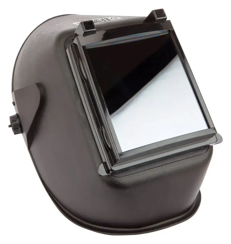 Forney Bandit III 5.25x4.5 Inch Fixed Shade Welding Helmet Black