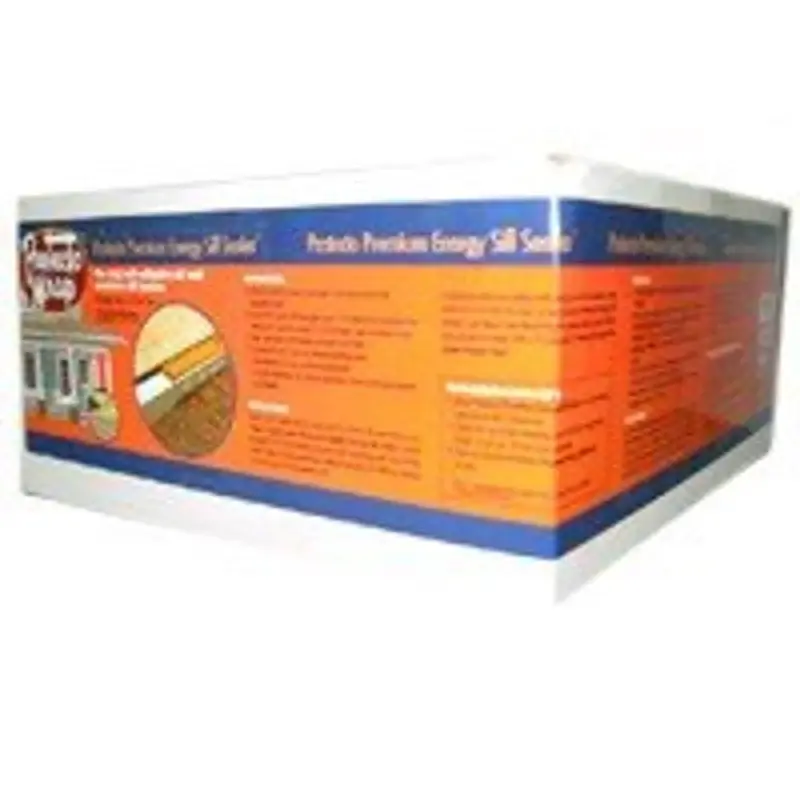 Protecto Wrap 8270055 Sill Sealer, 5-1/2 W, 25 ft L Roll, Ebony, Steel