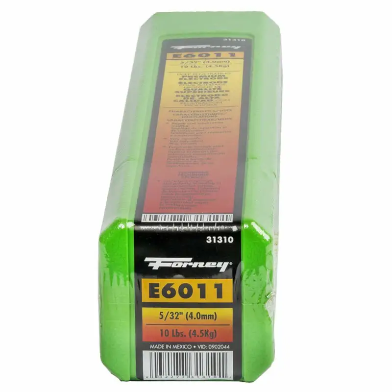 Forney 5/32 . D X 14.5 . L E7018 Mild Steel Welding Electrodes 84000 psi 5 lb