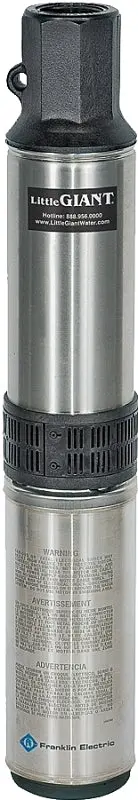 Cherry Lion RL12G05-3W2V Well Pump, 6 , 230 V, 0.5 hp, 1-1/4 Connection, 231 ft Max Head, 12 gpm, Stainless Steel