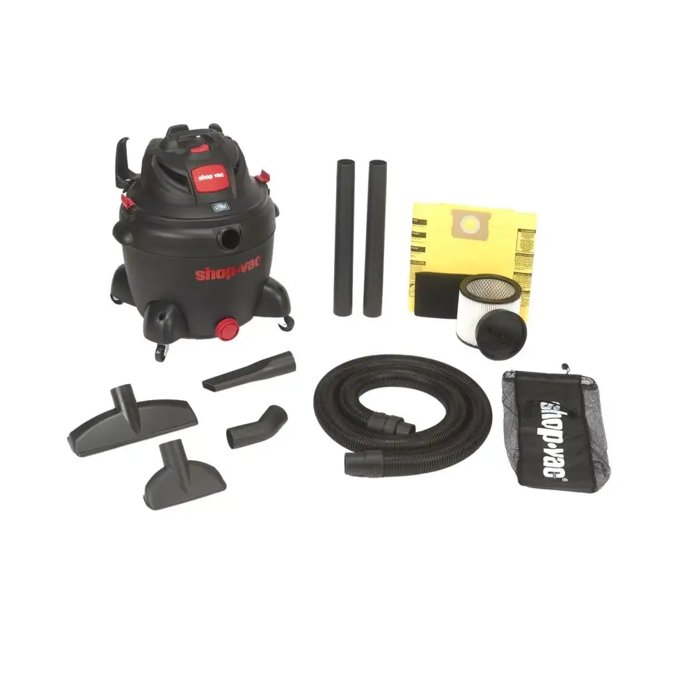 Shop-Vac 8252605 Wet Dry Vacuum 16 Gallon Heavy Duty Workshop Cleaning System