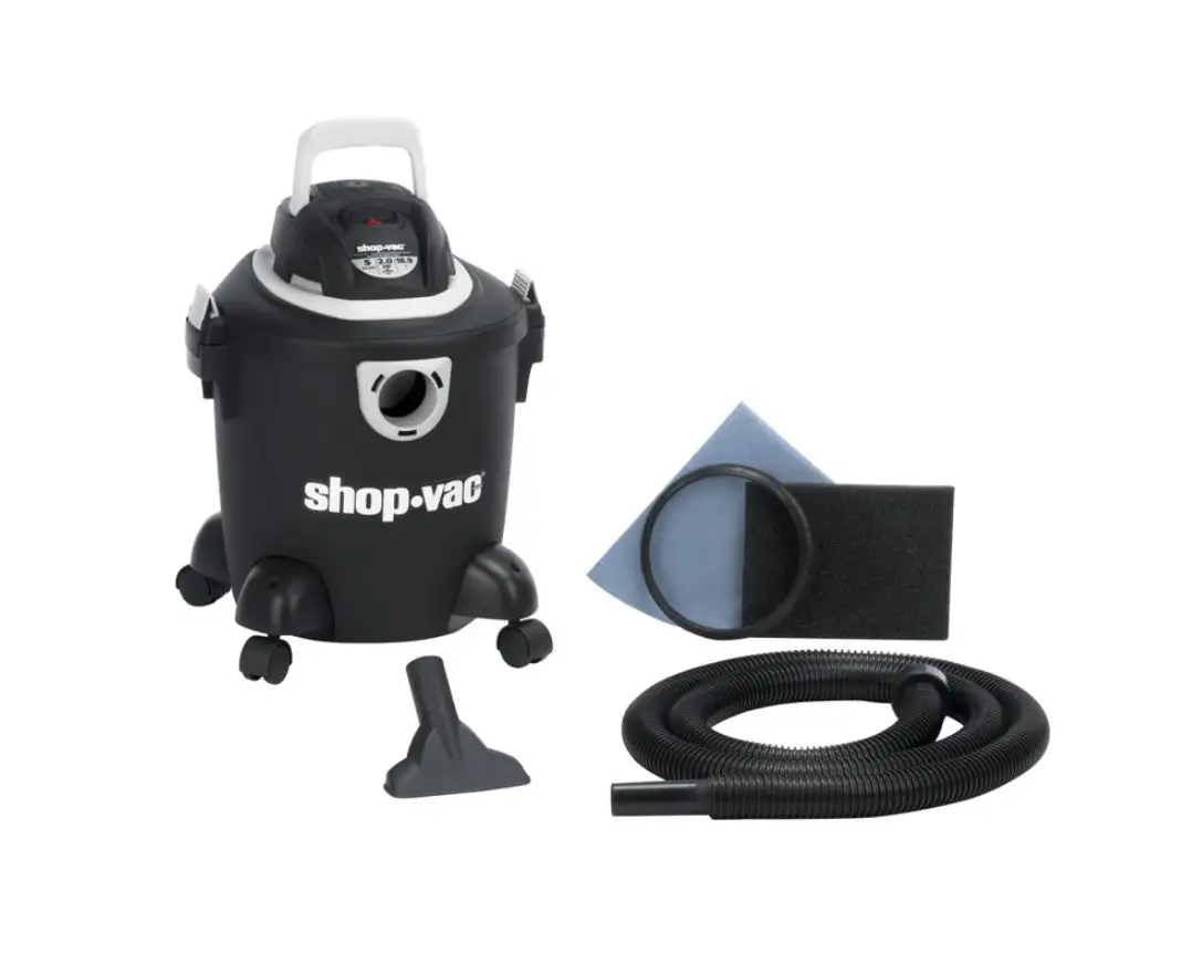 Shop-Vac 2030400 Wet Dry Vacuum 2.0 HP 5 Gallon Plastic