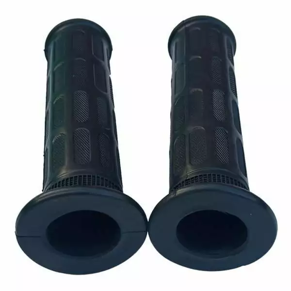 kesoto 4xRubber Hand Grips Wheelbarrow Handle Grips Tricycle Handlebar Grips Black