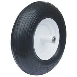 4.80/400-8-Inch Rib Tread 4-Ply Wheelbarrow Tire & Wheel Assembly Heavy Duty Various