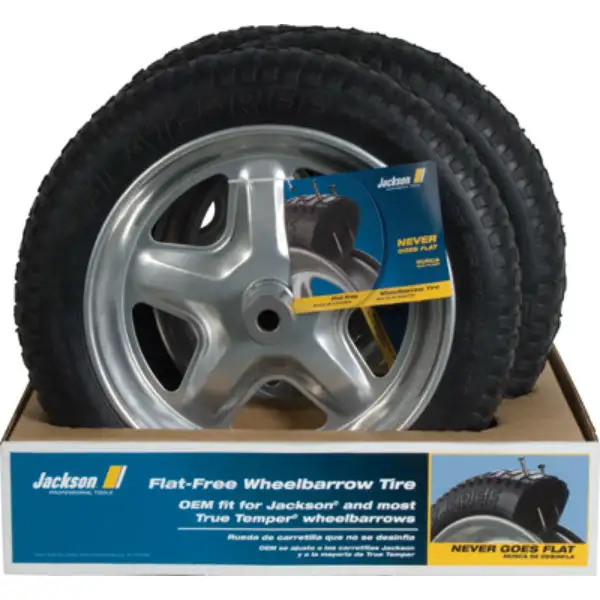 Jackson SFFTCC Sport Flat-Free Wheelbarrow Tire 16 Inch Heavy Duty Use