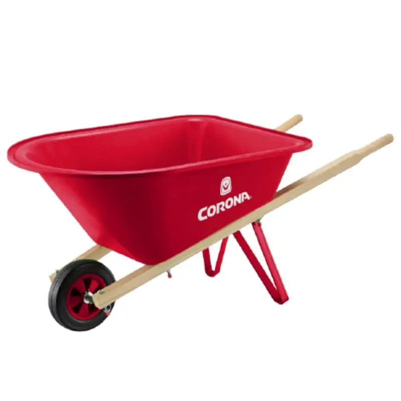 Corona Poly Wheelbarrow 1.25 Cubic Feet Gardening and Landscaping