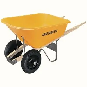 True Temper Wheel Barrow Heavy Duty Garden and Construction Use Country True Value