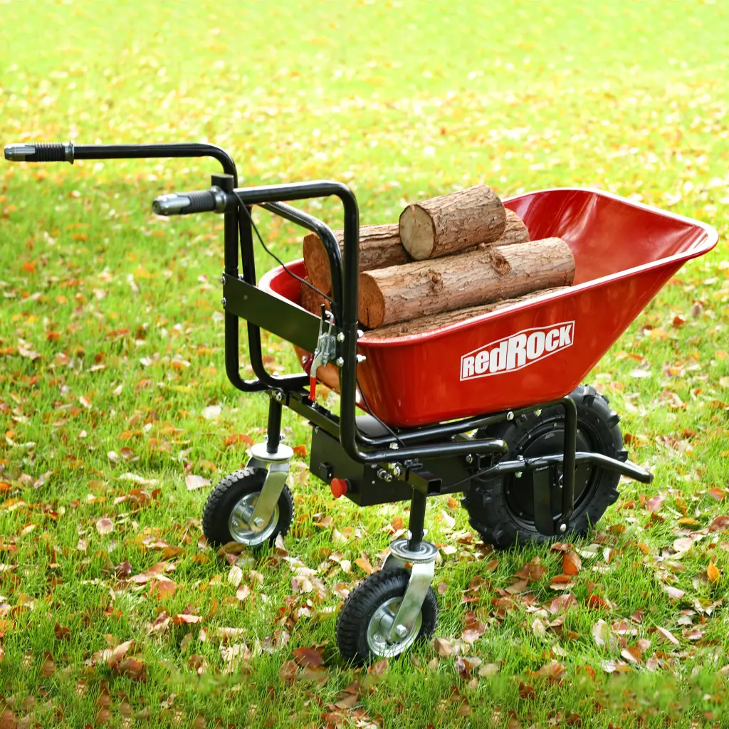 Wheelbarrow Electric Professional Specs This Wheelbarrow Uses Electric Motor Heavy Duty Work redrock