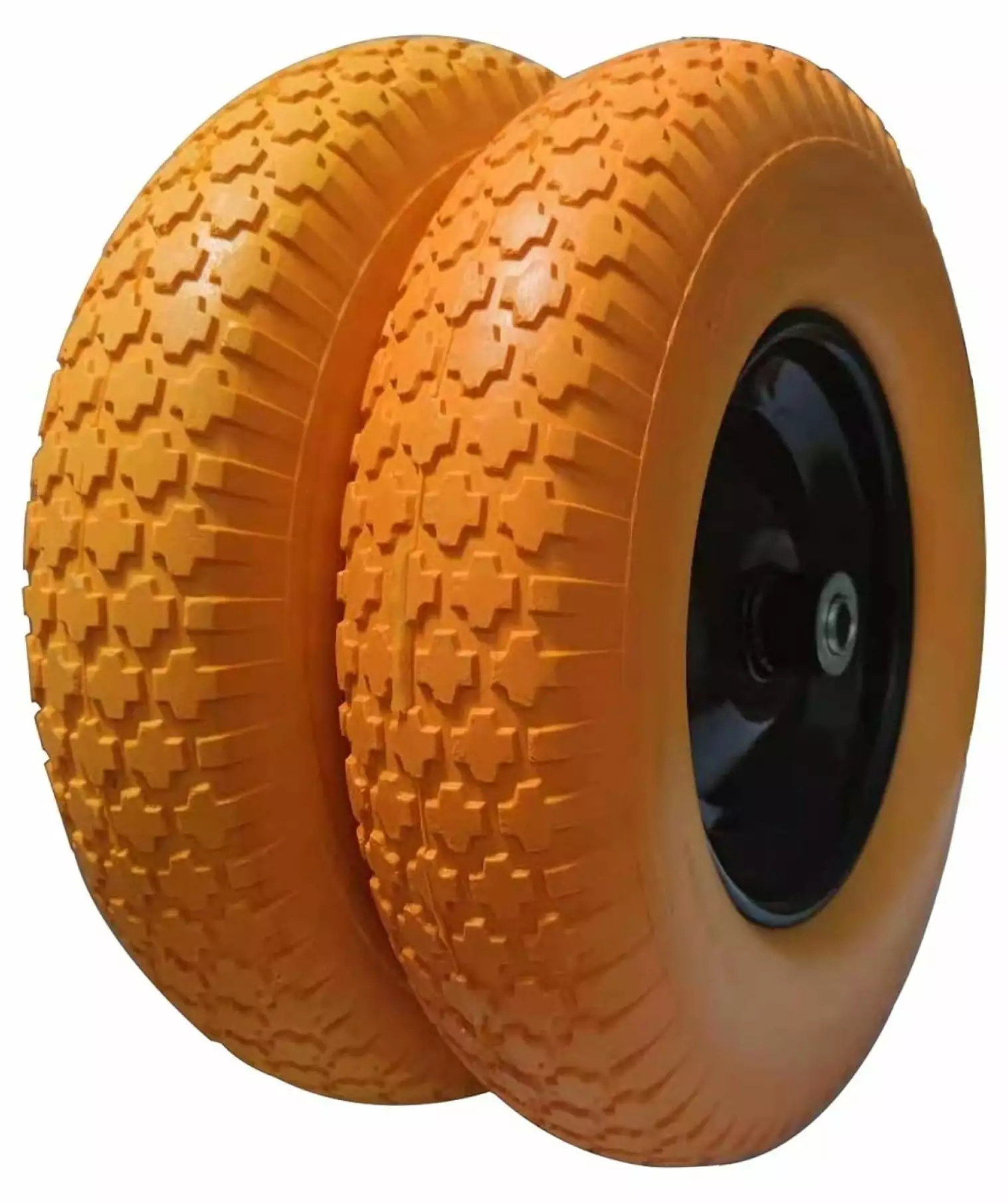Wheelbarrow Tires 4.80/4.00-8 3/4 & 5/8 Bearing. 3.5-6 Hub Flat 16 inch Solid Rubber Tire Replacement Wheelbarrow Wheel 4....