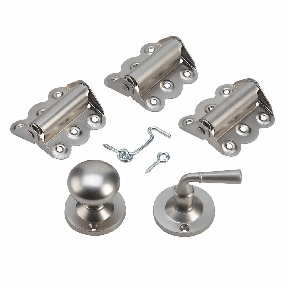 Screen Door Kit, Satin Nickel
