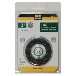 2-Inch Fine Wire Wheel Detail Cleaning and Light Surface Work Master Mechanic