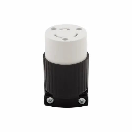 Eaton Cooper Wiring Safety Grip Locking Connector 20A 125V Black