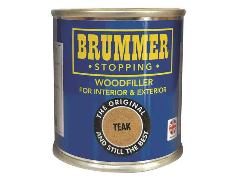 Brummer Wood Filler Teakwood 700g