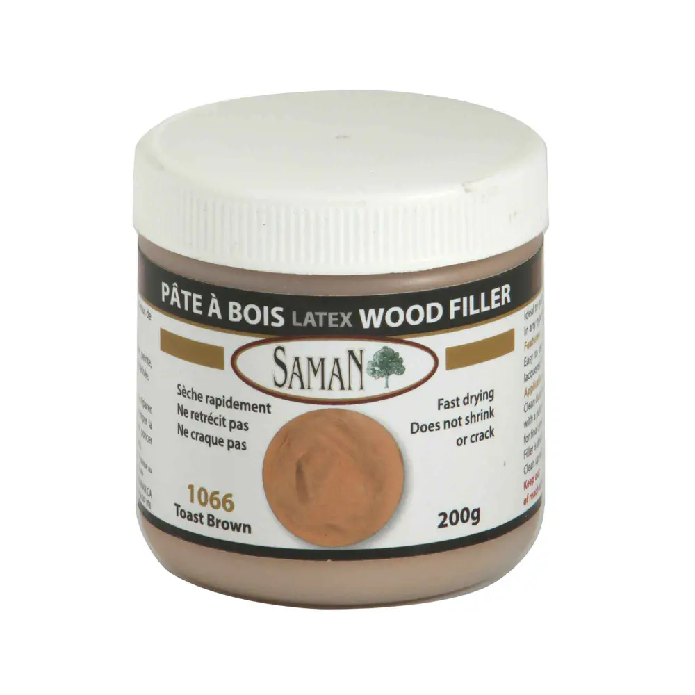 Industrial Grade Toast Brown Rubberized Wood Filler, 200 g