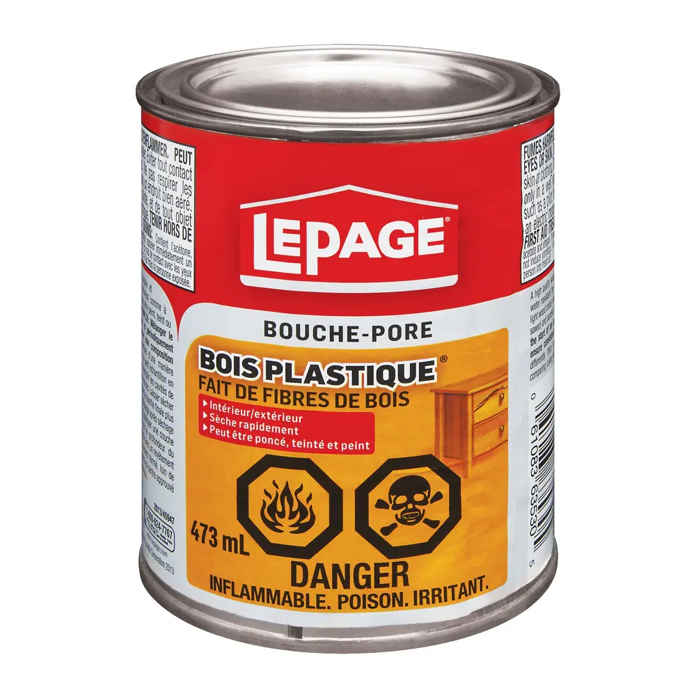 Plastic Wood Filler, 473 ml