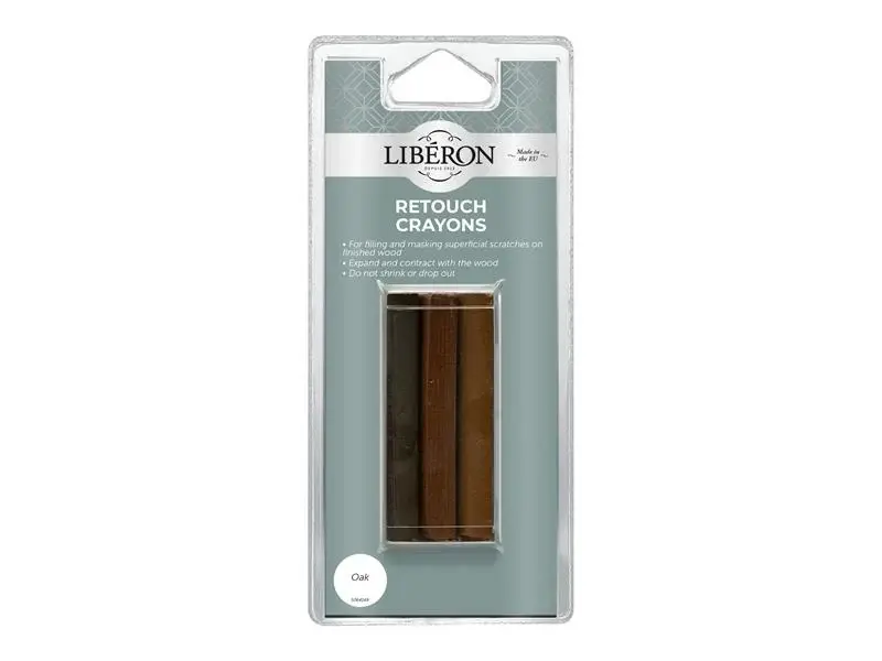 Waterproof Sealant Liberon Retouch Crayons Oak (3 Pack)