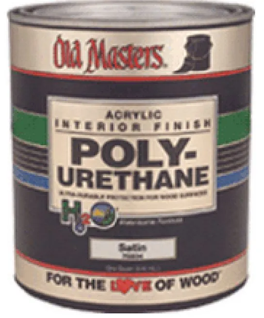 75501 GAL H2O Polyurethane Satin Water-Based Finish Wood Protection