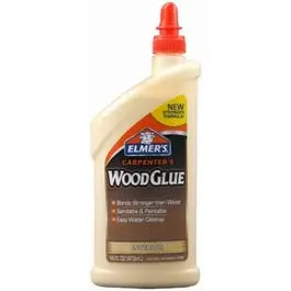 Carpenters Interior Wood Glue 16-Ounce Strong Wood Bonds Elmer's