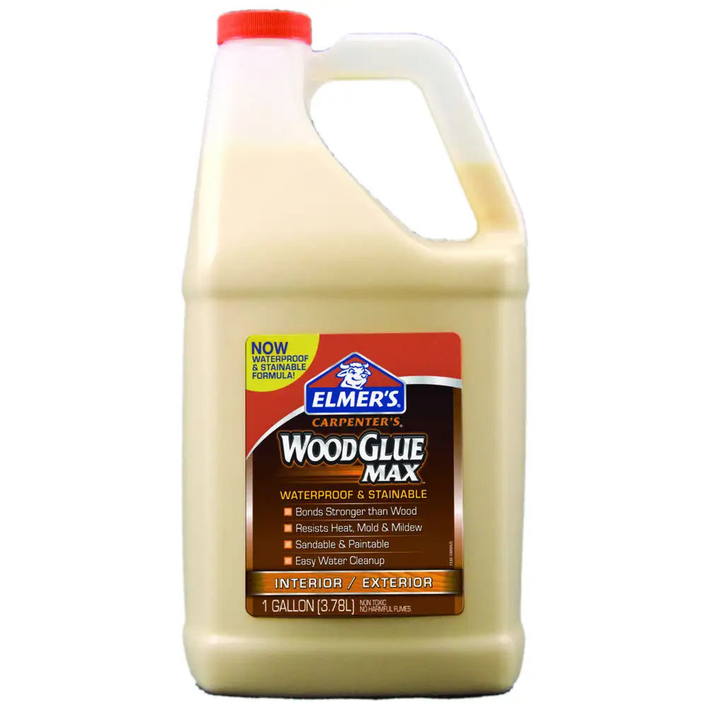 Elmer's E7330 Carpenter's Wood Glue Max Glue 1 Gallon Strong Bonding Adhesive