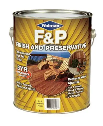 Wolman F&P 14426 Finish & Preservative 1-Gallon Golden Pine