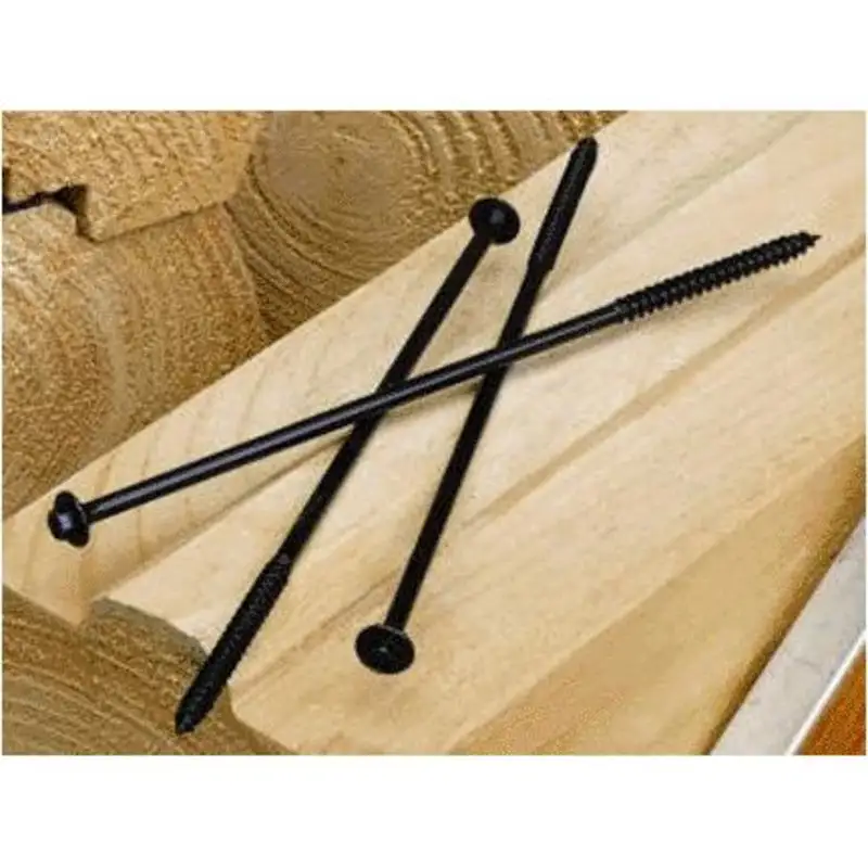 FastenMaster LogHog No. 14 X 10 . L Hex Epoxy Coarse Wood Screws 250 pk Heavy Duty Construction