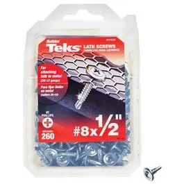 260-Pack 1/2-Inch x #8 Drill Point Lathe Screws Woodworking Teks