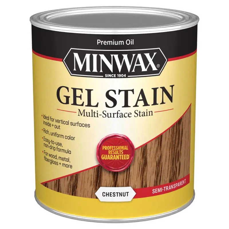 Minwax Semi-Transparent Cherrywood Oil-Based Gel Stain 1 Quart Wood Projects