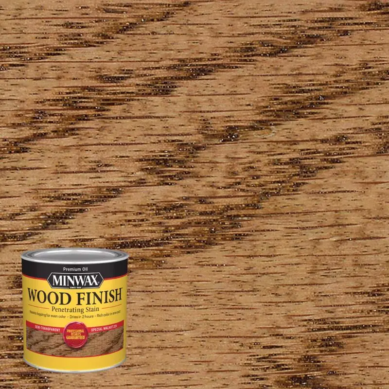 Minwax Wood Finish Semi-Transparent Red Chestnut Oil-Based Wood Stain 0.5 Pint