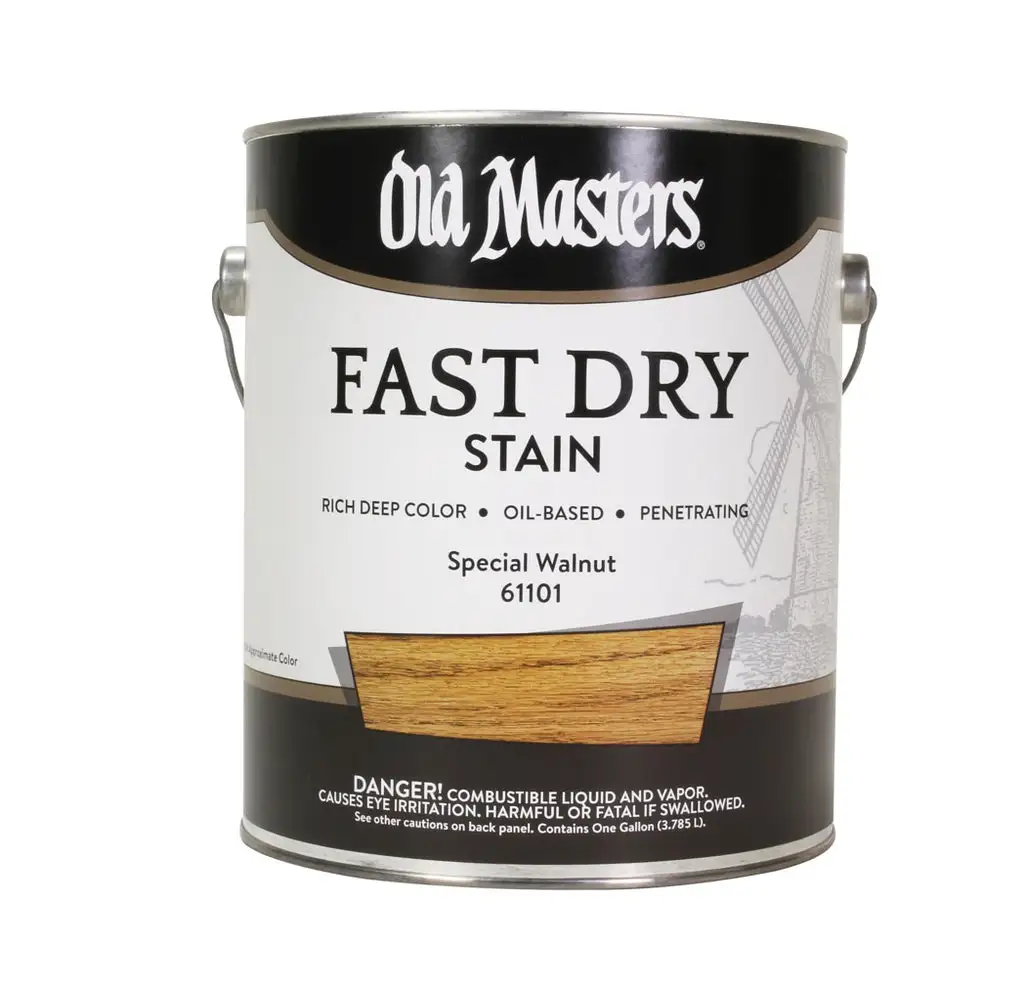 Old Masters 61601 Oil Based Fast Dry Stain Natural Walnut 1 Gallon