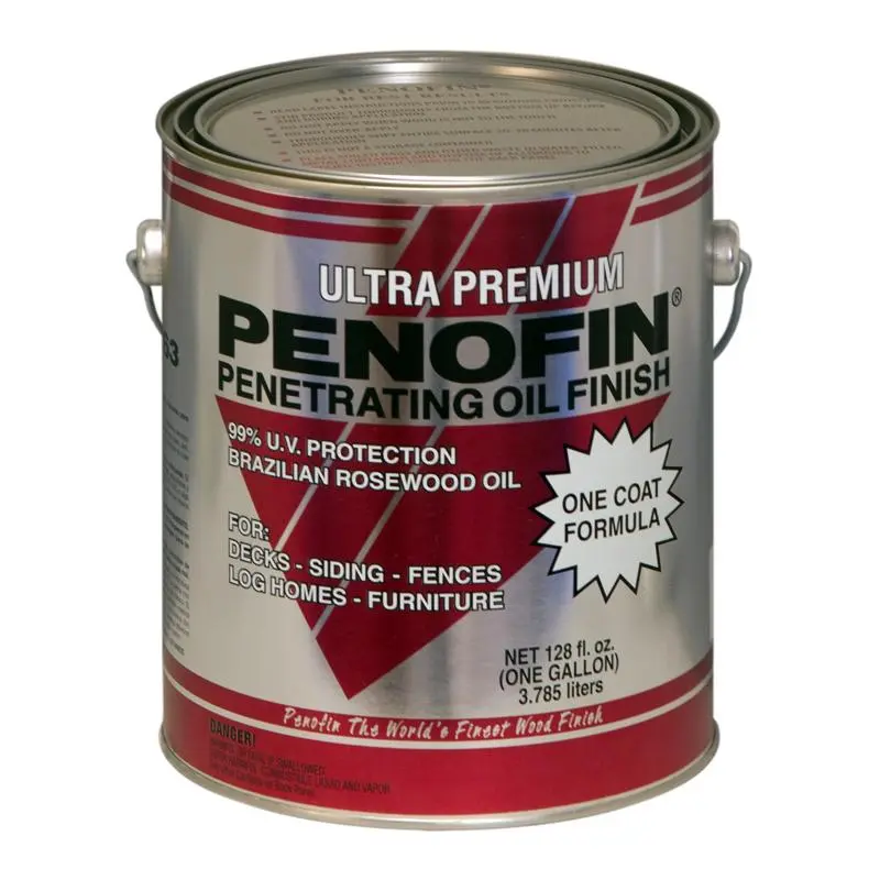Penofin Ultra Premium Transparent Cedar Oil-Based Wood Stain 1 Gallon Pack 4