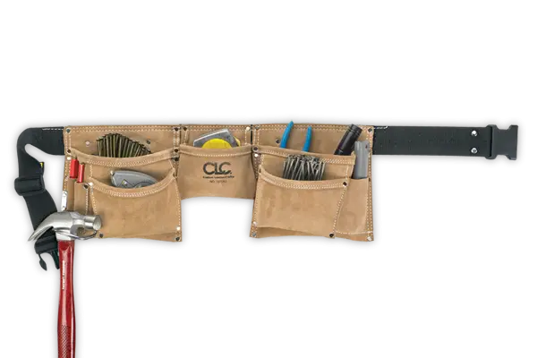 Custom LeatherCraft 8 Pocket Heavy-Duty Work Apron Adjustable 29-46 Inches Professionals