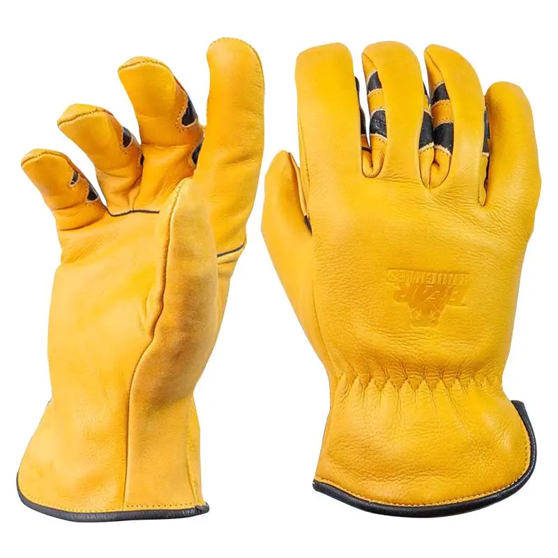 Bear Knuckles D357-XL Unisex Driver Gloves XL Yellow Work Gloves
