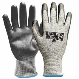 Work Gloves Cut-Resistant Touchscreen Gray Men's Large Protective Handwear Premium Defense