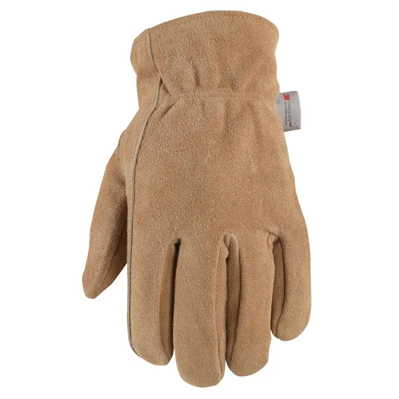 Wells Lamont XL Suede Cowhide Brown Gloves Pack 3