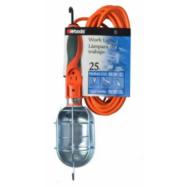 Woods 0691 Orange 75 Watt Trouble Light Repairs
