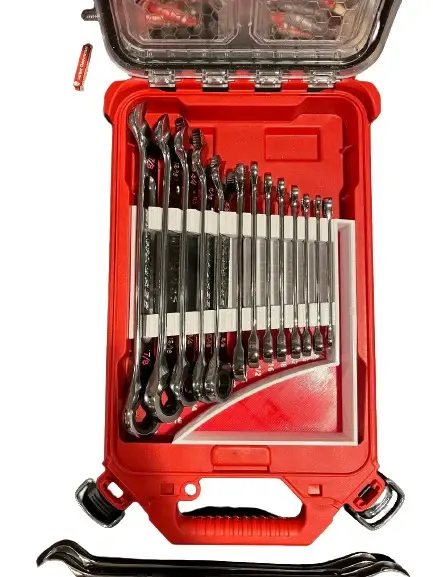 Tempered Blade Packout Insert SAE Ratcheting Combination Wrench Place + Tray (RCW-St)