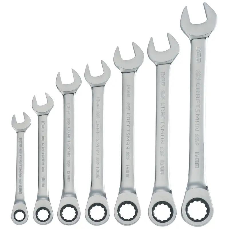 Craftsman 12 Point Metric and SAE Combination Wrench Set 32 pc - Comprehensive Wrench Set