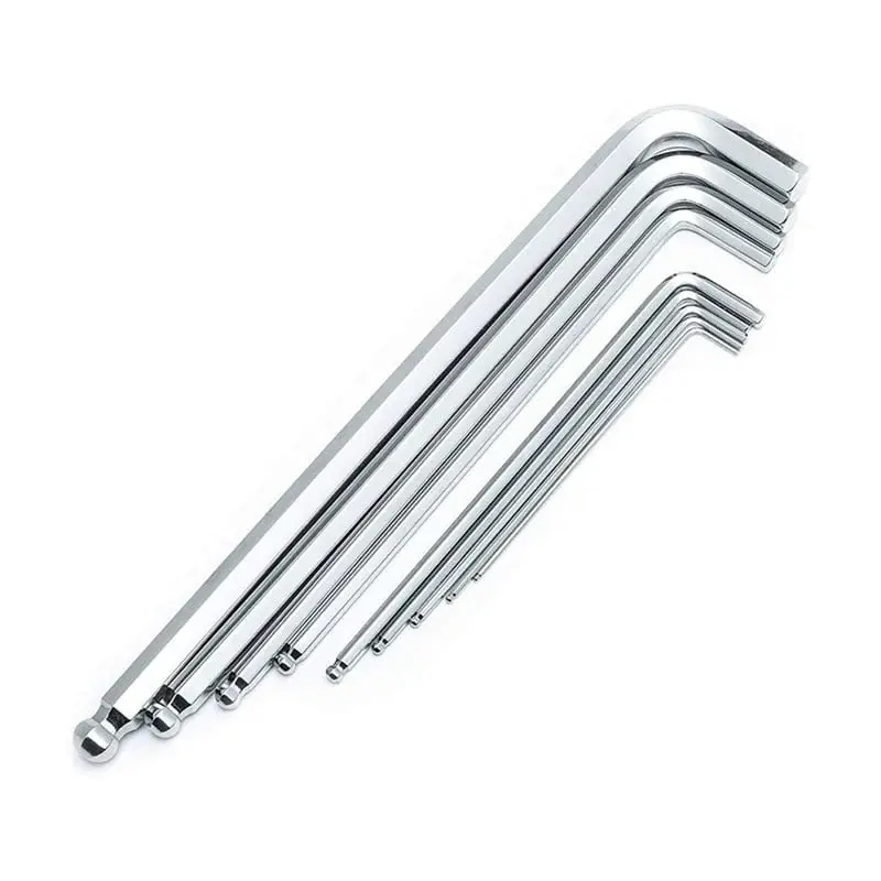 9 Pieces Continued Long-Arm L-Type Hex Key Hexagon Wrench Set